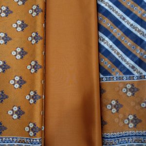 Enhance your wardrobe with this fashionable 3 piece printed lawn suit crafted for elegance and comfort.
